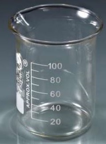 Pharmacy Glass Beaker 100ml (Qty 12) - Click Image to Close